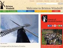 Tablet Screenshot of brixtonwindmill.org
